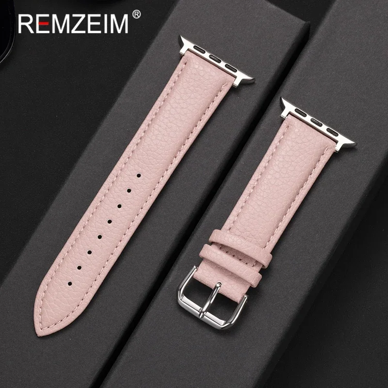 Premium Leather Strap for Smartwatch Bands - Elegant and Versatile Bracelet Watchband