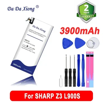 3900mAh HE312 New Replacement Battery For SHARP Z3 L900S FS8009 High Quality