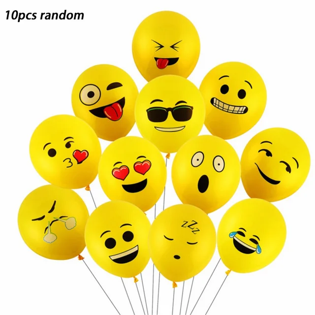 10/30 pcs 12 inch yellow mixed color latex balloon set 1