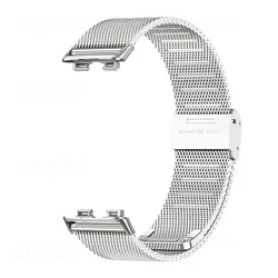 Premium Metal Watch Strap - Elegant Replacement Wristband - Honor Band 10 - 9 (Silver)