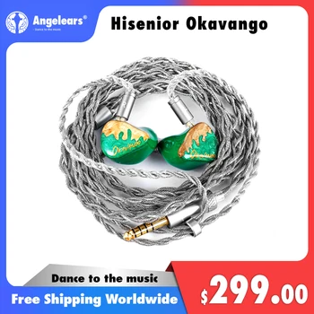Hisenior Okavango 인이어 모니터 이어폰, 하이브리드 7 드라이버 (범용) 유선 이어버드 헤드폰, 7hz seeaudio