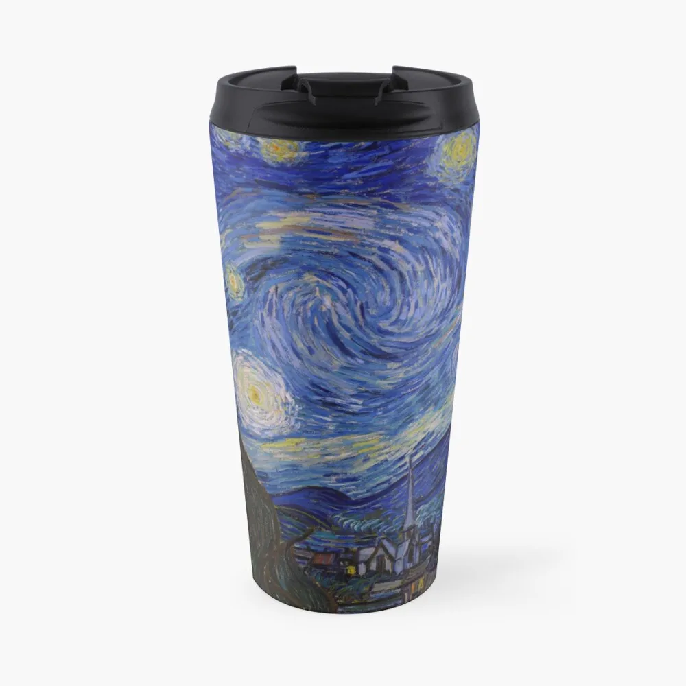 

The Starry Night by Vincent van Gogh (1889) Travel Coffee Mug Creative Cups Luxury Coffee Cups