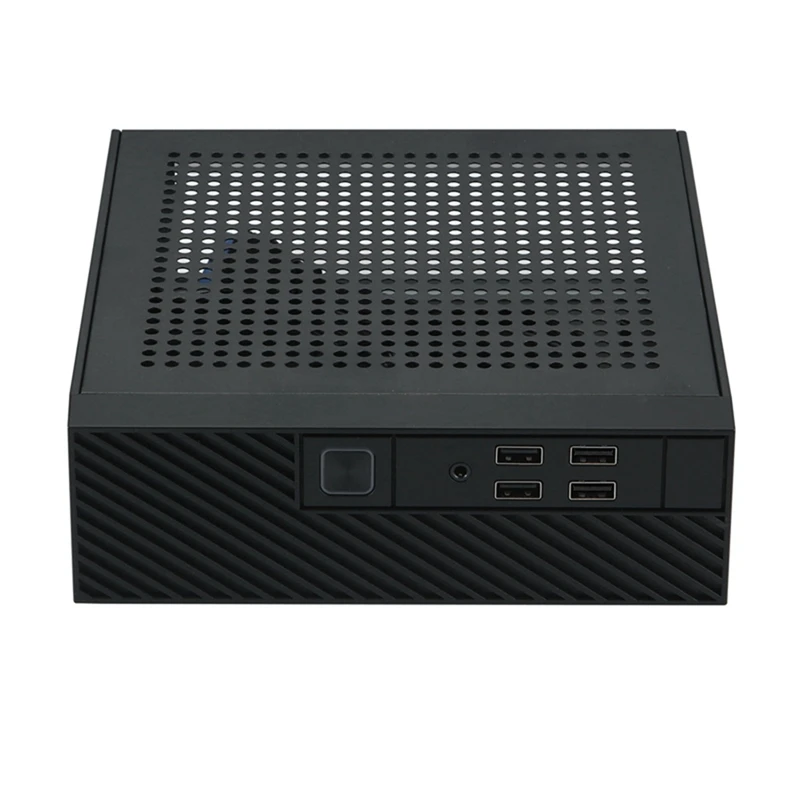 M10 Mini Itx Computer Case Htpc Host Chassis Usb2.0 Itx Enclosure Chassis Di Controllo Industriale Per Office Business Durevole
