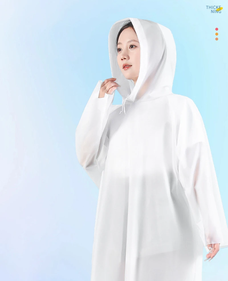 Raincoat Poncho Portable Card Raincoat Disposable Adult Kids Rainwear Outdoor Hiking Travel Waterproof Thickened Poncho Camping Rain Cover