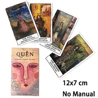 12x7cm Quen Tarot Deck Card Games No Manual 80 Pcs 1