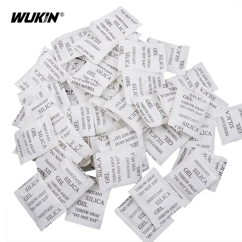 Silica Gel Desiccant 1g 2g 3g 5g Sachets Desiccant Packets Non-Toxic Dehumidifier Bags Drying Agent Bags 50/100Pack silica gel desiccant
