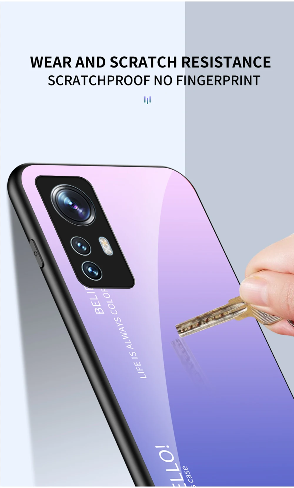 Mi 11 Lite Custodia DECLAREYAO Cover rigida in vetro per Xiaomi Mi 12 12X 11X 10 Ultra 9T 10T 11T 12S Pro Custodia in silicone Ultra Sli_voghion.com