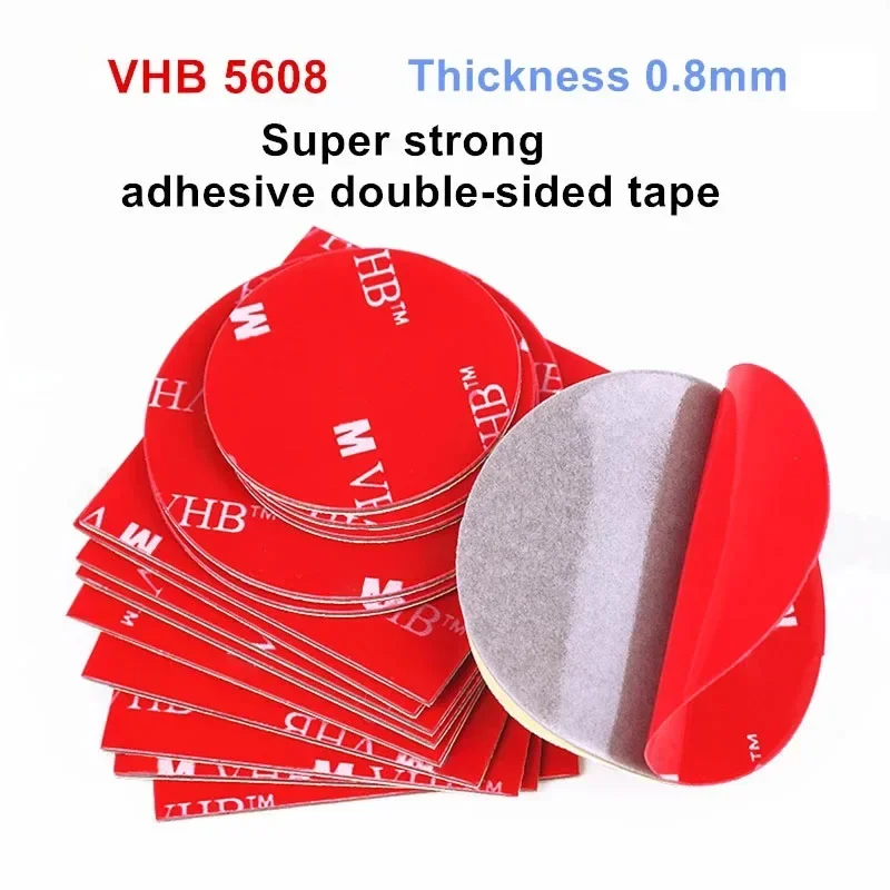 100pcs Super Strong double sided tape gray No Trace Self Adhesive