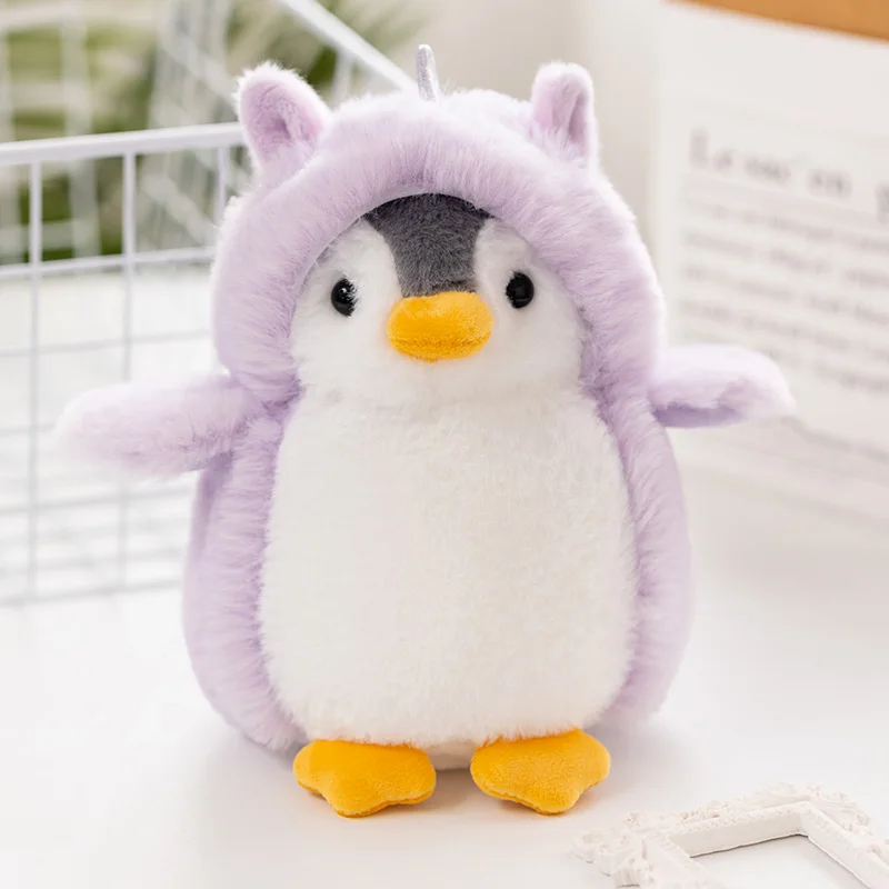 thumbnail image 1 of Vestido de peluche con dibujos de molusco para decoración de la habitación, disfraz de pingüino, conejo, dinosaurio, unicornio, regalo para novia, 1 of 5