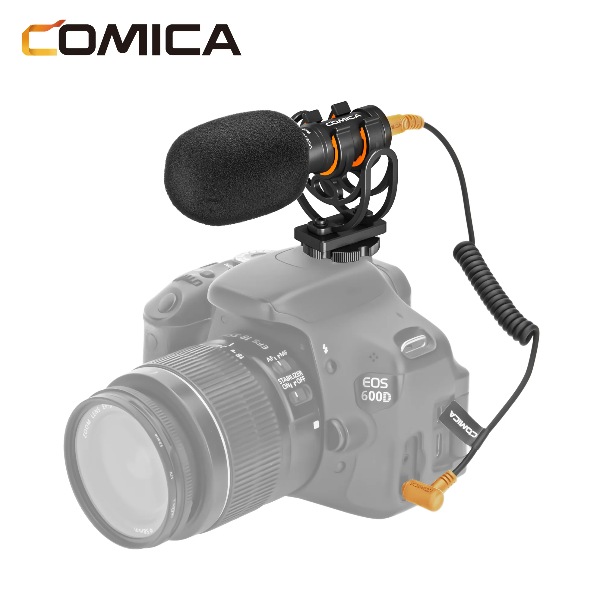 VM10 Mini Cardioid Condenser Shotgun Microphone Full Metal Design Plug and Play