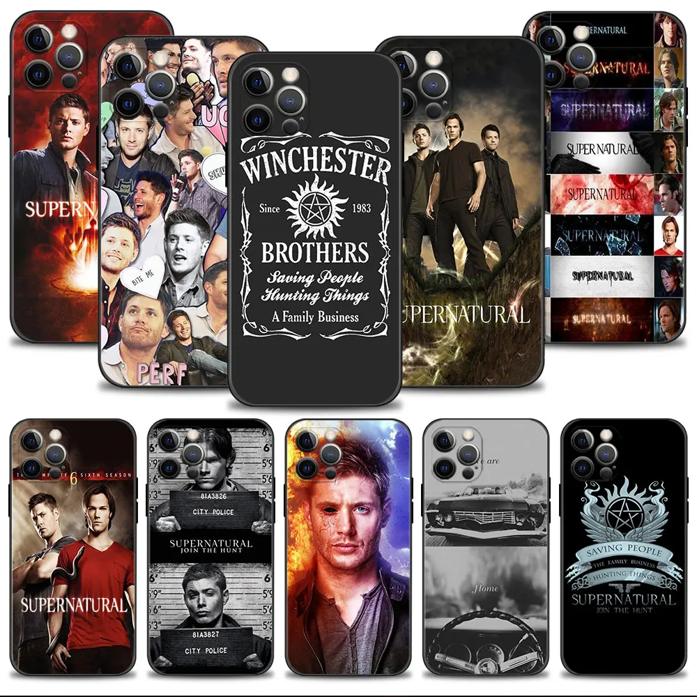 Supernatural Winchester Mobile Celular Phone Cases for iPhone 15 14 12 13  mini 7 8 PLUS X XS XR 11 PRO MAX SE 2020 Coque Fundas - AliExpress