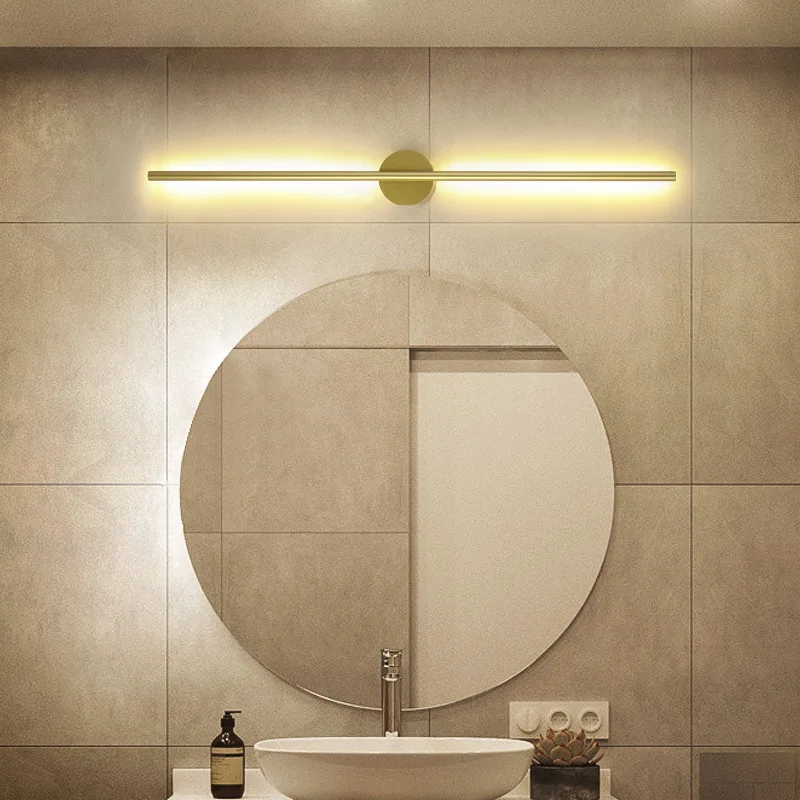 Modern LED Light Luxury Wall Lamp Nordic Creative Simple Aluminum Line Lamp Suitable Decoration Bedrooms Living Rooms Lighting
