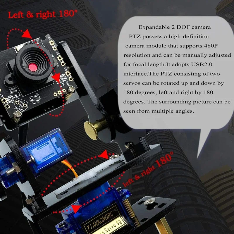 Yahboom-AI Vision G1Tank   ڵ ŰƮ,  α׷ 峭  ҽ κ, 4B 3B +  WiFi ī޶ 