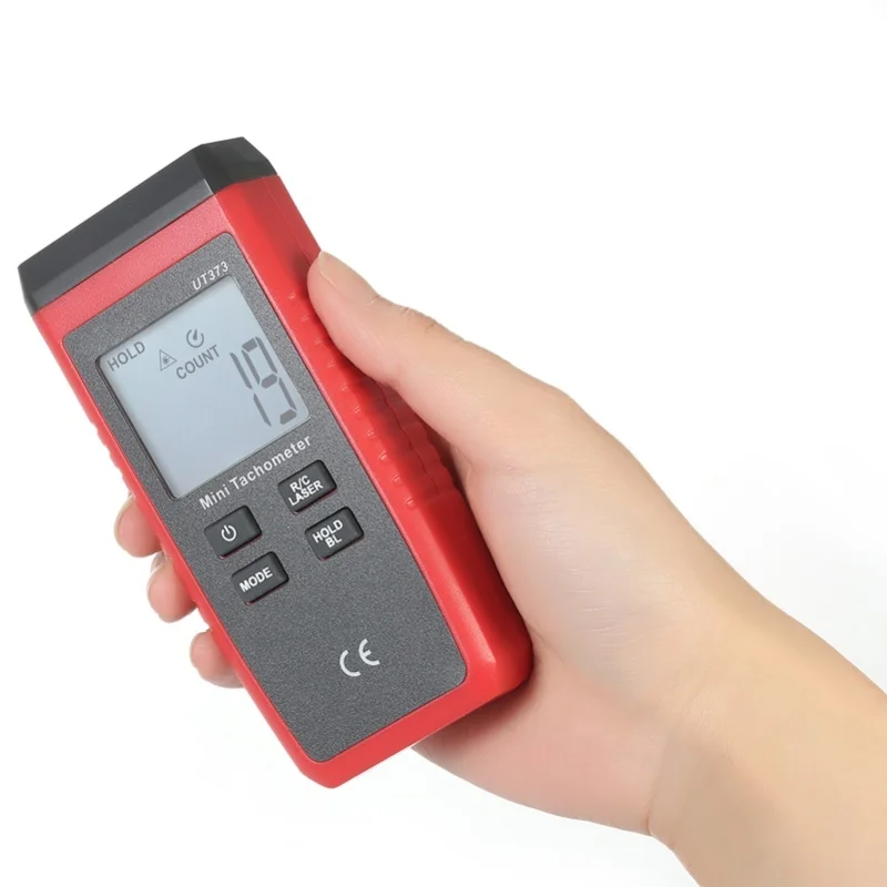 UNI-T UT373 휴대용 LCD 디지털 타코미터 속도계 타코미터 측정 범위 0 99999 COUNT
