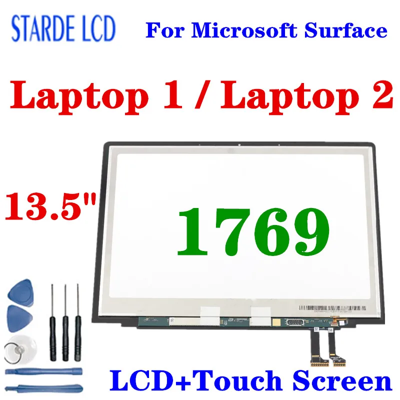 13.5 "Per Microsoft Surface Laptop 1769 Display Lcd Touch Screen Digitizer Assembly Per Surface Laptop 1 Laptop 2 1769 Display