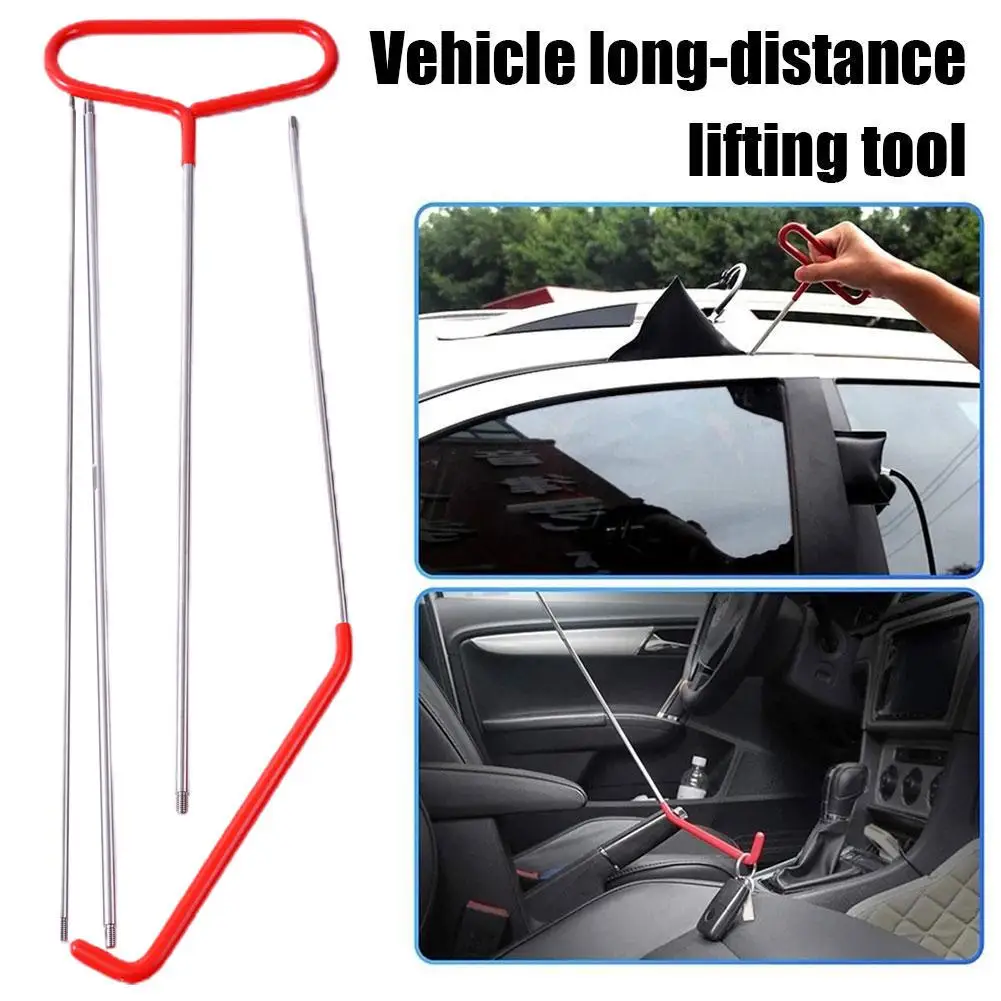 

New Car Wedge Pump Locksmith Thickened Door Repair Tool Reach Air Kit Emergency Long Unlock With Cushion Grabber Open W5C8