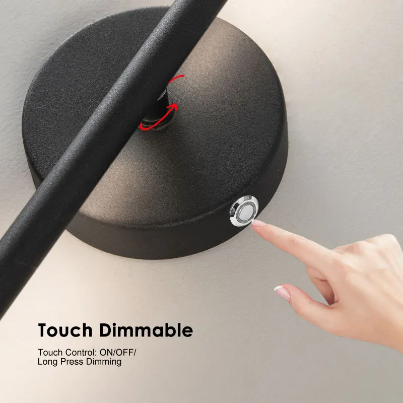 Amazon vendite calde dimmerabile telecomando a batteria per tessuto Cordless ner