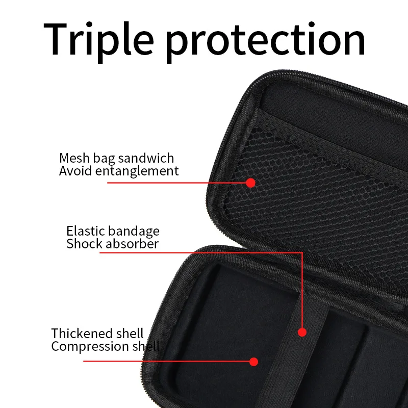 휴대용 주최자 가방 ANBERNIC RG 35XX pro 레트로 게임 콘솔 용 충격 방지 휴대용 게임 콘솔 케이스 운반 가방