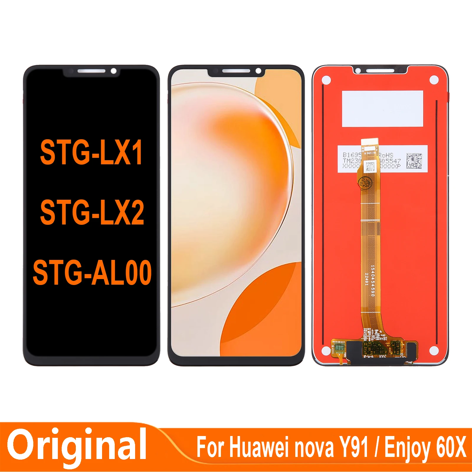 

6.95'' Original For Huawei Nova Y91 Enjoy 60X STG-AL00 STG-LX1 STG-LX2 LCD Display Touch Screen Digitizer Assembly