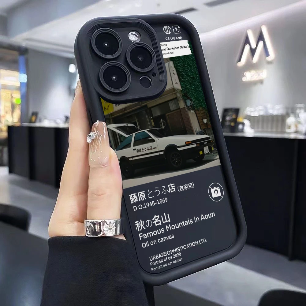 Anime Initial D Design Phone Case - TPU Cover for Motorola Edge & G Series