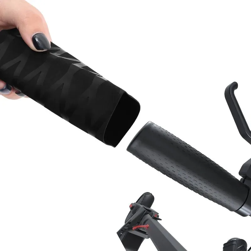 Heat Shrink Motorcycle Grips Cover Brake Lever Covers Anti-Slip Handlebar Cover for Winter Cold & Summer Sun Protection Grip