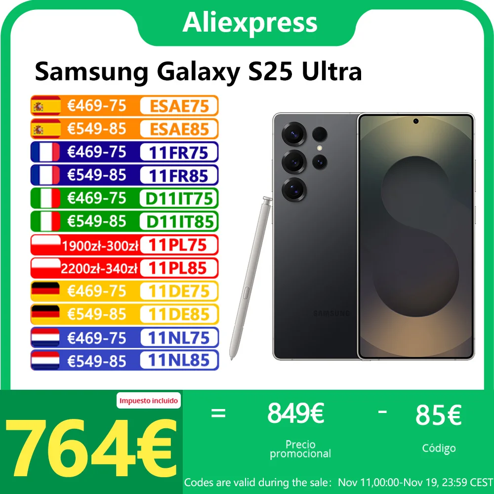 Smartfon Samsung Galaxy S25 Ultra z EU za $898.54 / ~3370zł