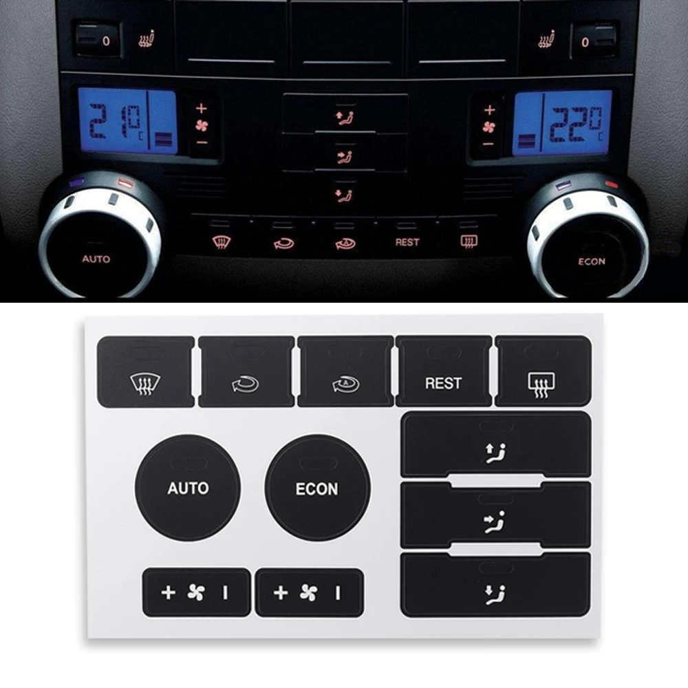 1 Set Button Repair Kit Sticker Decal For Saab Gen 3 9-5ng 9-4x Button  Repair Decal Set Climate Control Radio Stereo Car Accesso - Car Stickers -  AliExpress