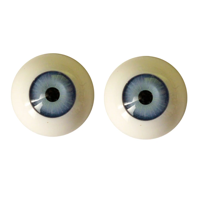 Reborn Puppen Halbrund Acryl Augen bjd 22mm 1 Paar 
