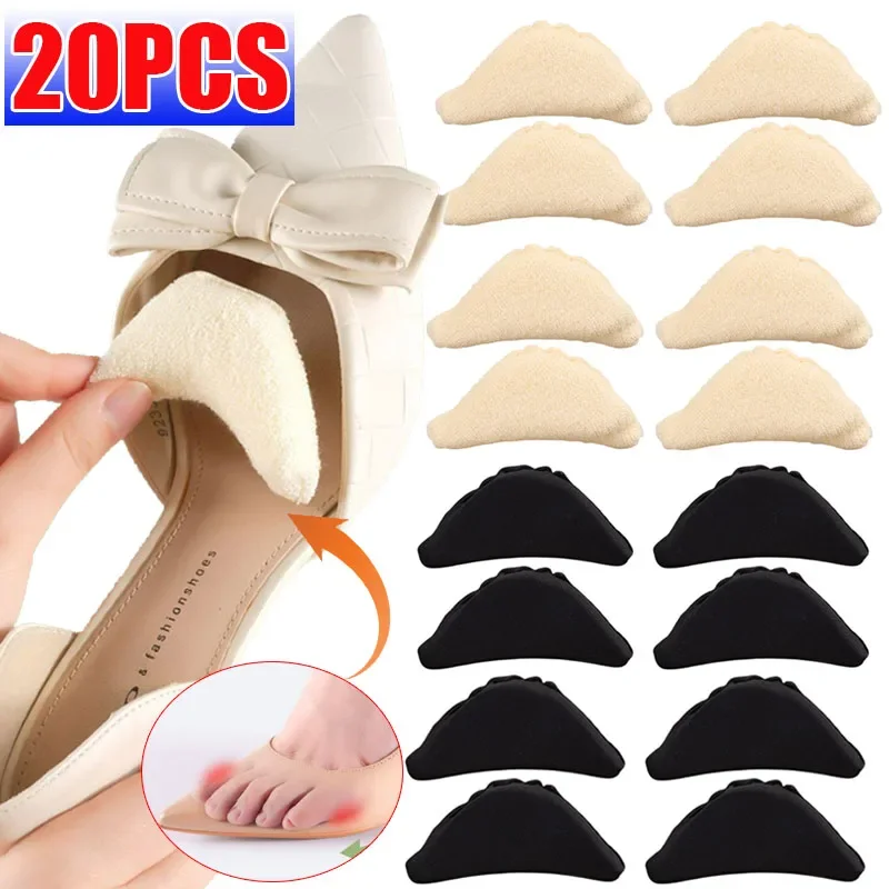 Sponge Forefoot Insert Pad for Women 1/10Pairs High Heels Toe Plug Half Sponge Shoes Cushion Feet Filler Insoles Anti-Pain Pads