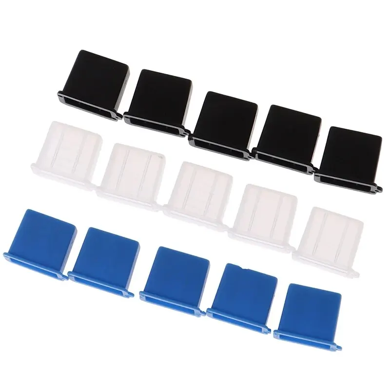 10Pcs New USB Type A Male Anti-Dust Plug Stopper Cap Cover Protector Data Line Protective Sleeve Dust — view 3