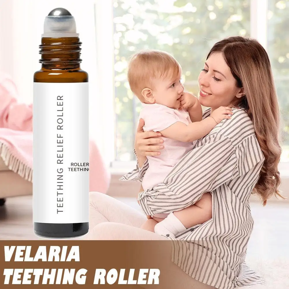 Zxbaers Baby Teething Oil Roller, Natural Pain Relief, A Thousand