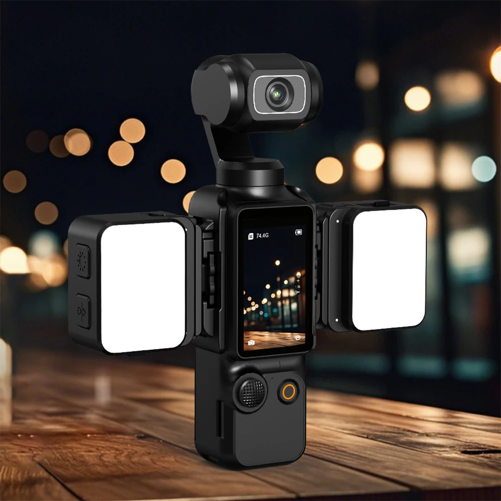 LED Video Light Rechargeable Photography Lighting Selfie Light Camera Accessories for DJI Osmo Pocket 3