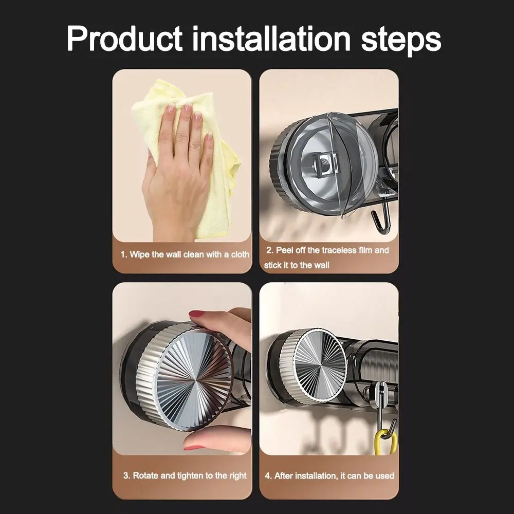 Durable Vacuum Cup Vacuum Cup Hook Traceless Strong Door Rear Row Hook Bathroom