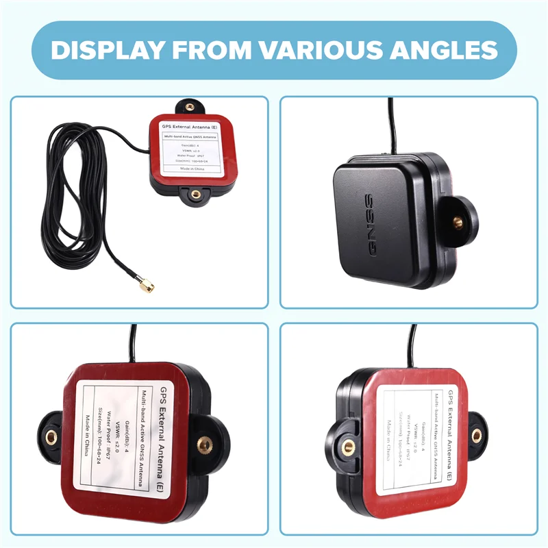 DIGIT-멀티 위성 다중 주파수 능동 위치 지정 안테나 L1+ L2+ L5 1개 GNSS/GPS 고정밀 IP67