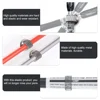 12 Pcs Metal Pen Spring Clip Holder Book Mark Stainless Steel Loop Organizer Iron Clamp Notebook Office accessories 4