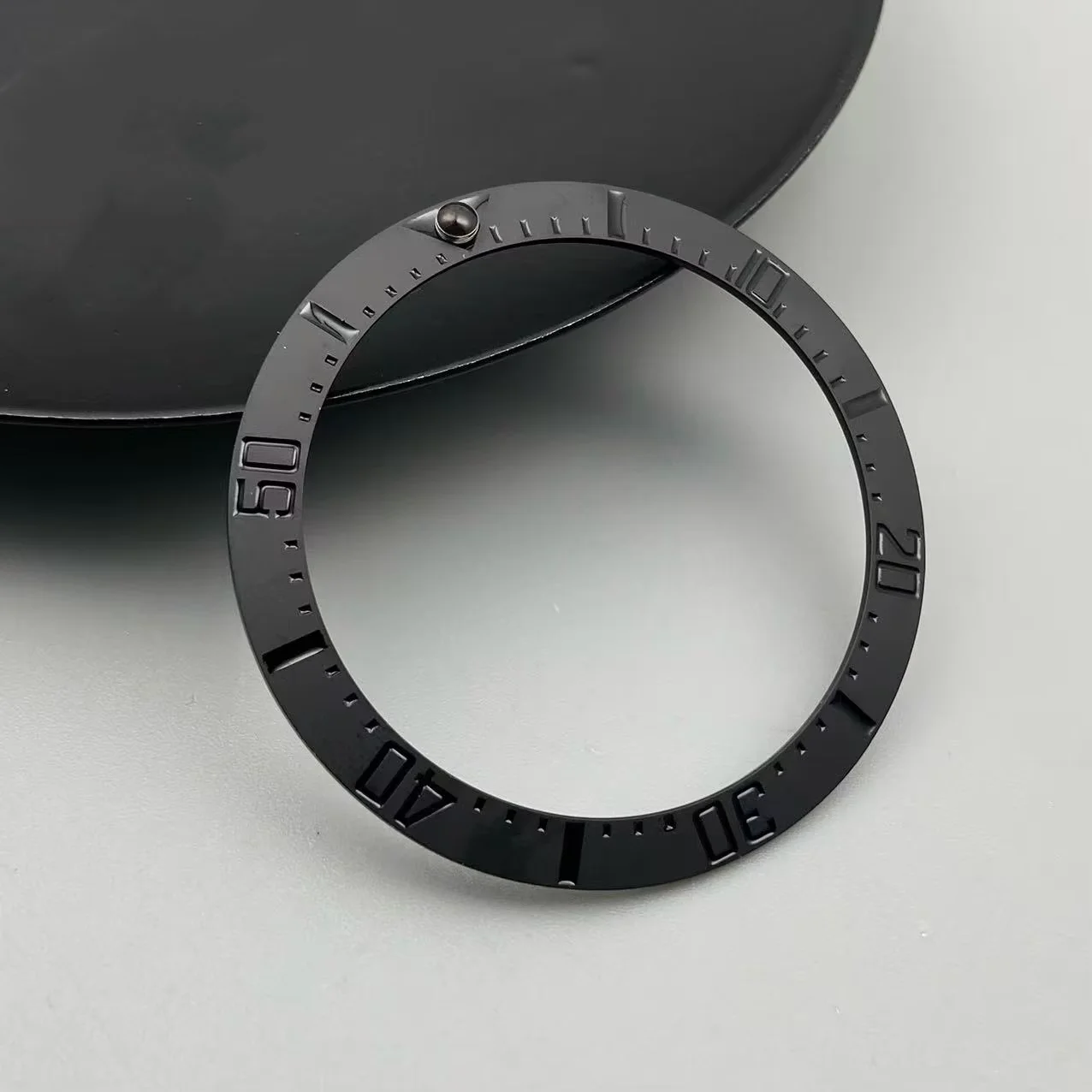 Blue/Green Luminous 38mm Tilted Ceramic Bezel Insert Ring