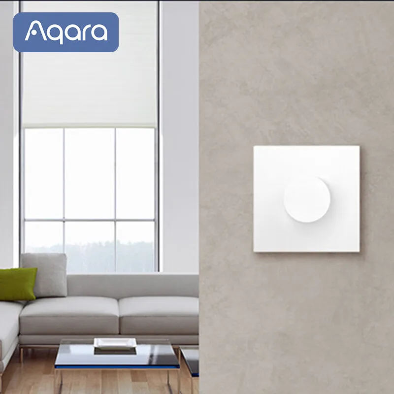 Aqara 조광기 스위치 H1 무선 로터리 스위치, 지그비 3.0 리모컨, 전구 커튼용, Aqara Home 앱으로 작동