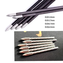 

12/24pcs Archery Arrowhead 120Grain Stainless Steel Bullet Point Tip For ID 4.2 mm Arrow Shaft Accessories Archery Bow Hunting