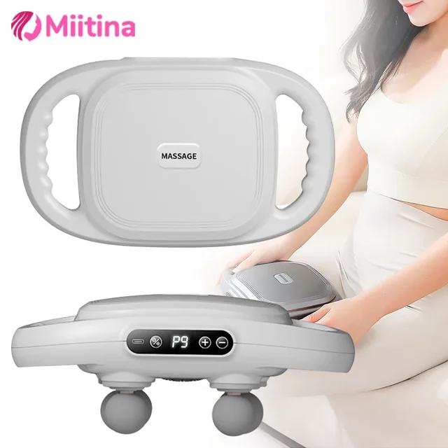 Six-head Fascia Gun Wireless Waist and Back Massager High-Frequency Vibration Body Relaxation Massage Gun Calf Shoulder Massager