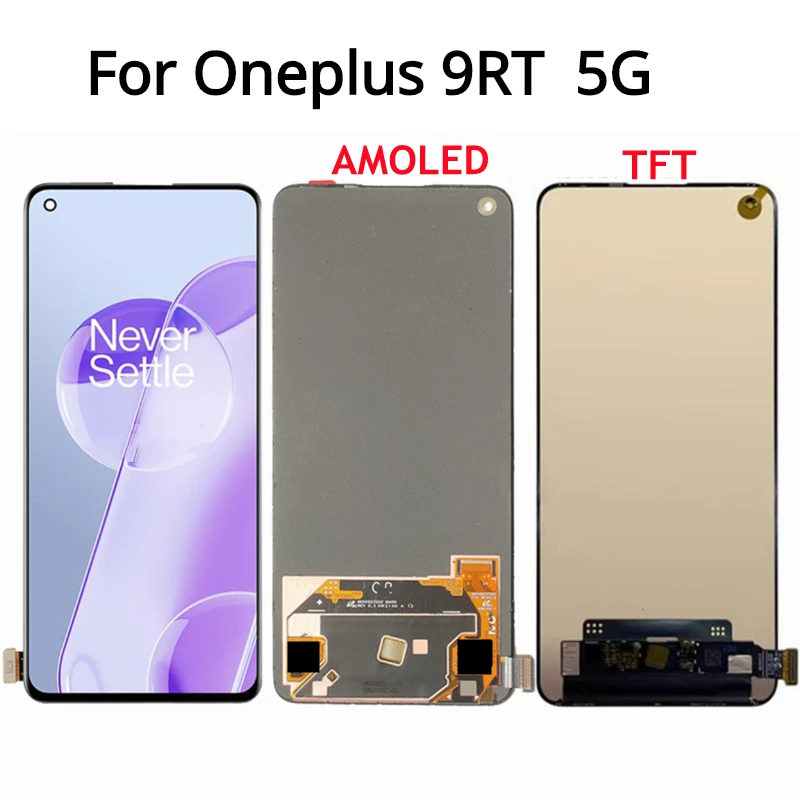 

6.62" AMOLED/TFT For Oneplus 9RT MT2110 LCD Display Touch Screen Digitizer Assembly For oneplus 1+9 RT 5G LCD Parts