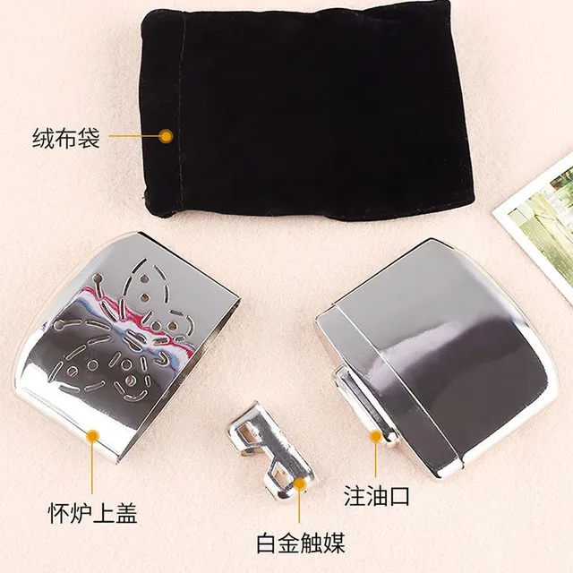 Hordozható Folyékony Üzemanyag Mini Kézmelegítő Újrafelhasználható Kemence Fémötvözet Kompakt Zseb Praktikus Téli Fűtőégető Szabadtéri Égő - Image 2