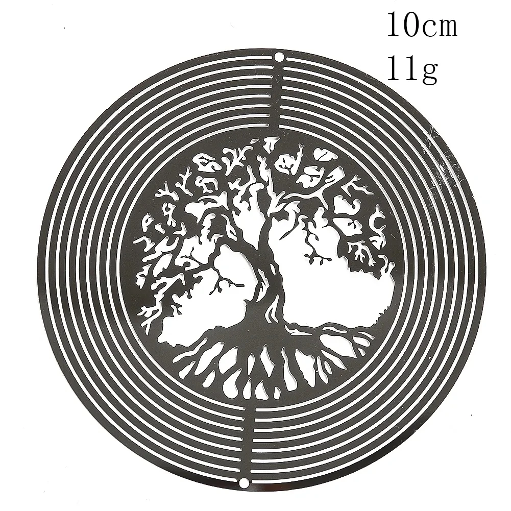 Elevate Your Outdoor Space with a 3D Flowing Wind Spinner - Stainless Steel Mirrored Hanging Decor