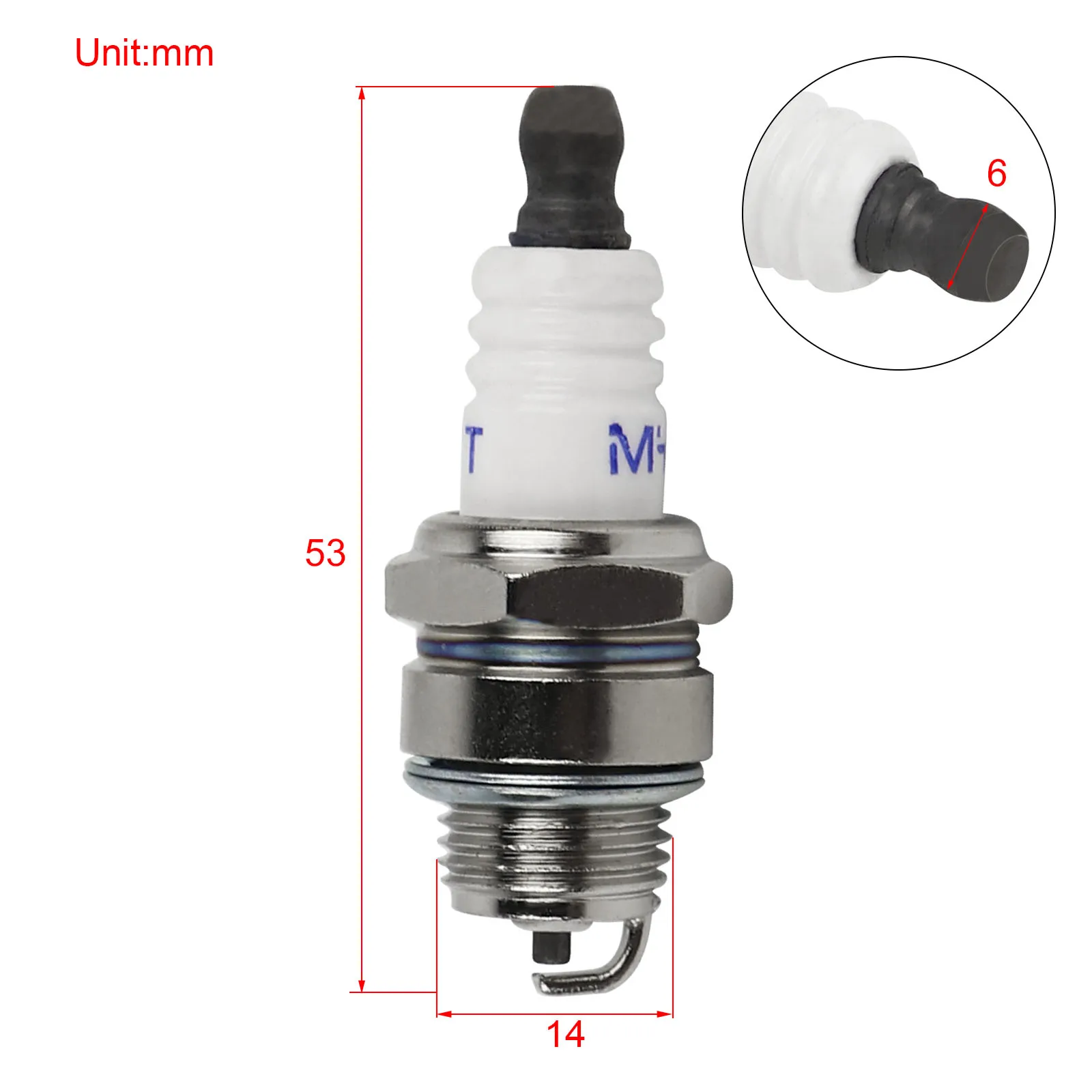 Spark Plug 10pcs for Stihl Husqvarna Echo Chainsaw Brush Cutter Trimmer Blower 33cc-49cc 2-Stroke