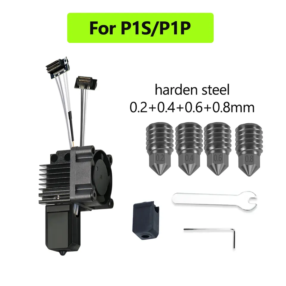 For Bambu Lab X1 X1C P1P P1S Hotend With Fan V2.0 Print Head Complete Hotend Upgrade Hot End P1s Accessories 3D Printing Parts image 13