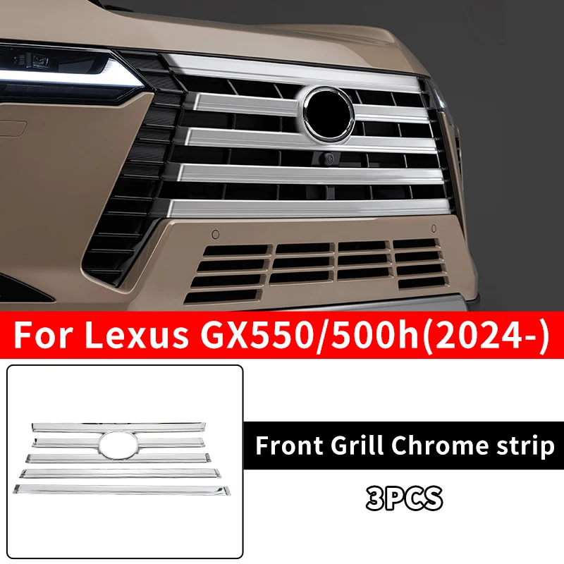 For 2024-2026 Lexus GX550 Upgraded Front Grill Chrome Decoration