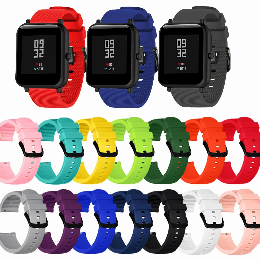 Starp Da 20Mm Adatto Per Xiao Mi Hua Mi Amazfit Bip, Per Amazfit Gtr 42Mm Smart Watch Strap Amazfit Gts Cinturino Di Ricambio