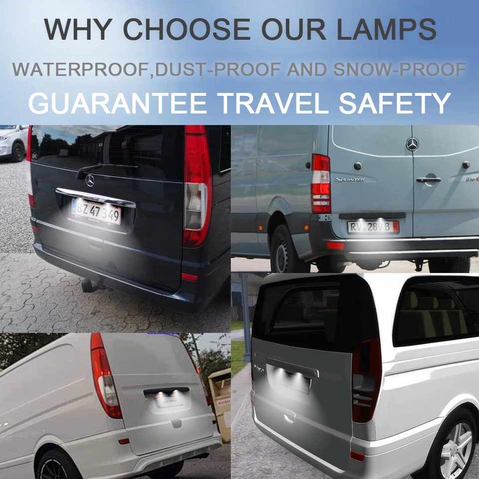 180 Degree 1920x1080P AHD Rear View Camera Hd For Mercedes Benz Vito Viano Sprinter B Class W639 Telecamera Per Auto Telecamera Di Retromarcia - Foto 5