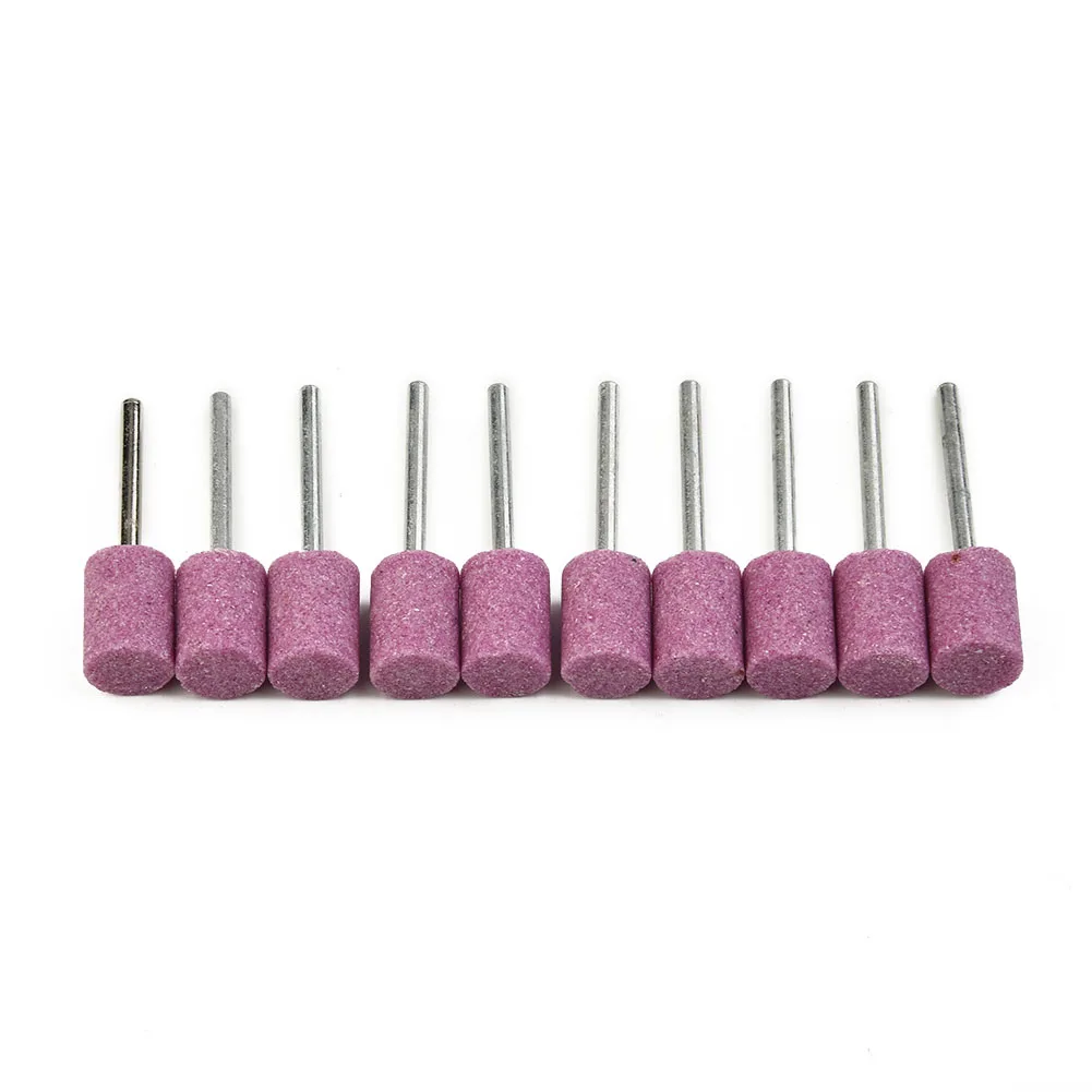

Polishing Abrasive Mounted Stones Cylinder High hardness Metal Rotary Tool Wood Chrome Corundum Grinding Head Useful Newest