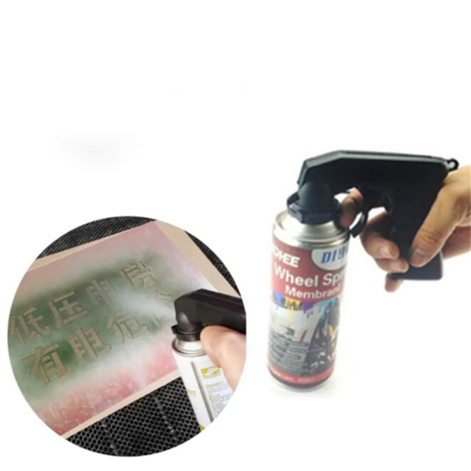 Paint Spray Gun Handle Use Together with a Buckle Type Power Assist Handles Simple Clean Hygienic Inexpensive