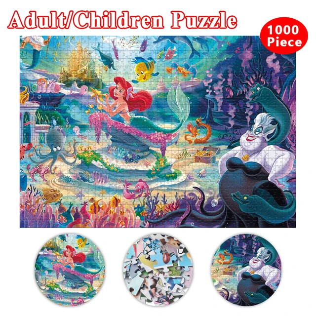 Disney família quebra-cabeça 300/500/1000 pçs personagem dos desenhos  animados quebra-cabeça educativo brinquedos crianças adulto coleção  brinquedos criativos presente - AliExpress